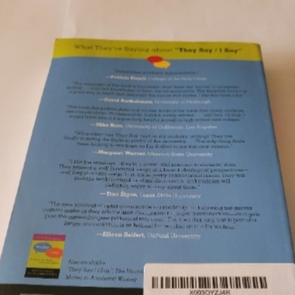 They Say / I Say": The Moves That Matter in Academic Writing with Readings - Picture 5 of 5